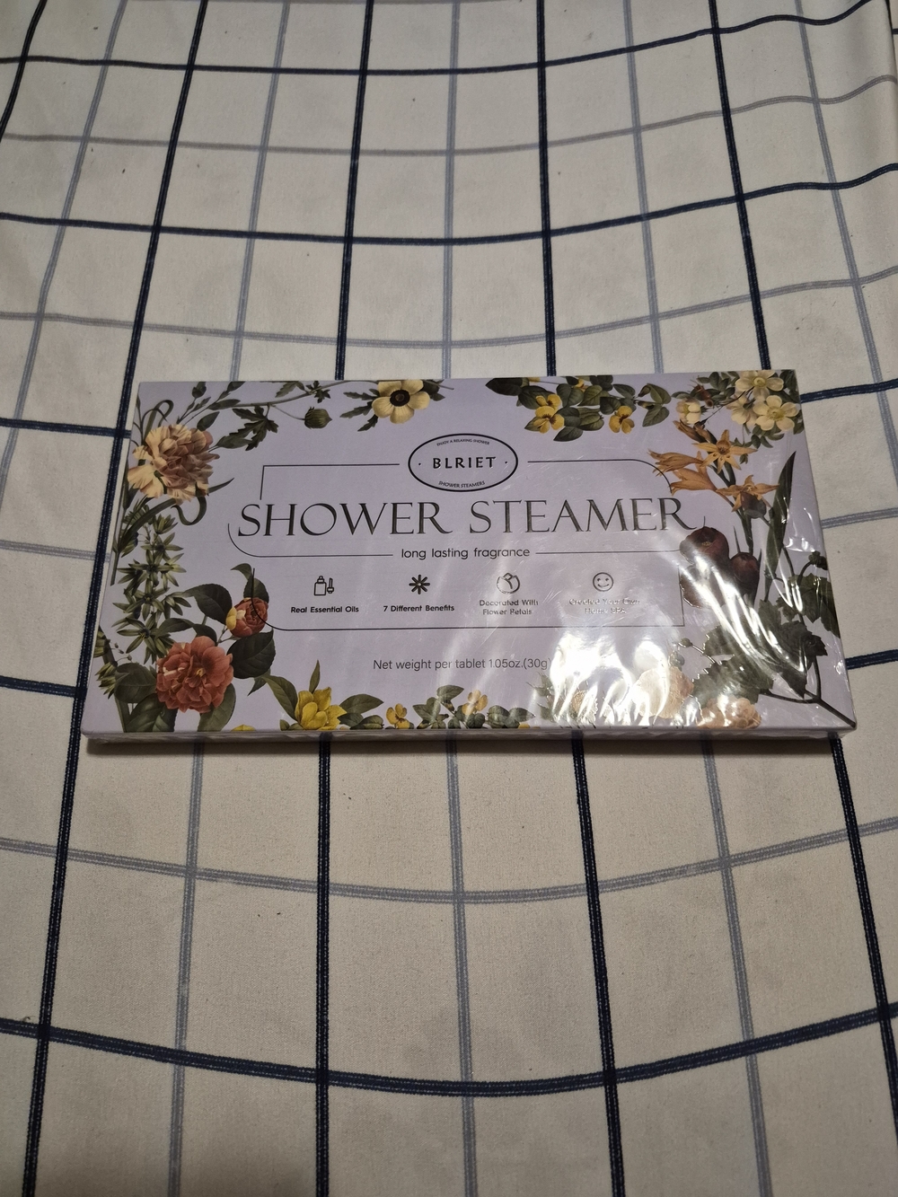 Floral Shower Steamer - White